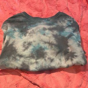 Green Tea tye dye long sleeve shirt